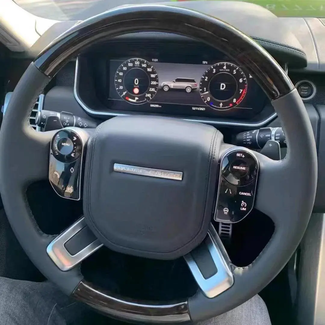 Ttd Craft Land Rover 2017-2020 Discovery / 2014-2022 Range Rover Wood Grain Steering Wheel 1