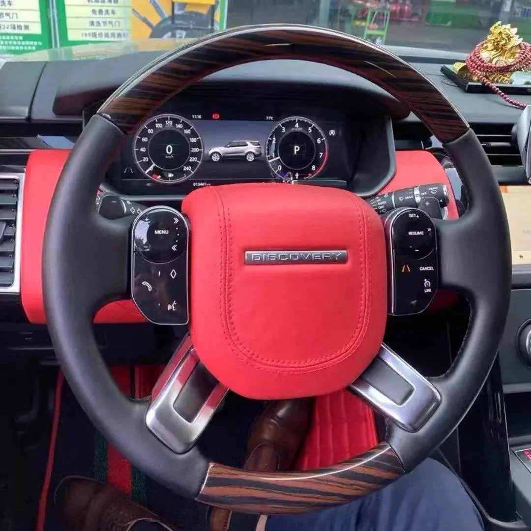 Ttd Craft Land Rover 2017-2020 Discovery / 2014-2022 Range Rover Wood Grain Steering Wheel 1