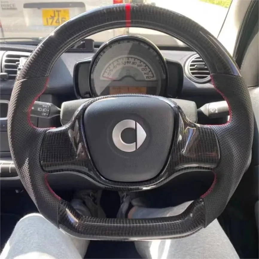 Ttd Craft Smart Fortwo W451 Mk2 Carbon Fiber Steering Wheel 1