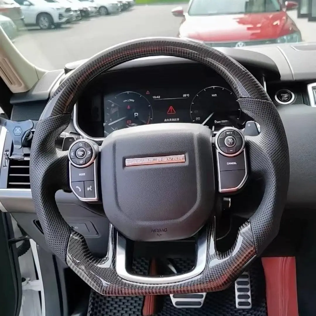 Ttd Craft Land Rover 2020-2023 Discovery Sport / Range Rover / Range Rover Evoque / Range Rover Velar Carbon Fiber Steering Wheel 1