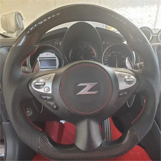 Ttd Craft Infiniti 2009-2017 Fx35 Fx50 /Fx37 /Qx70 Carbon Fiber Steering Wheel 1