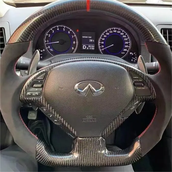 Ttd Craft Infiniti 2007-2013 G35 Carbon Fiber Steering Wheel 1