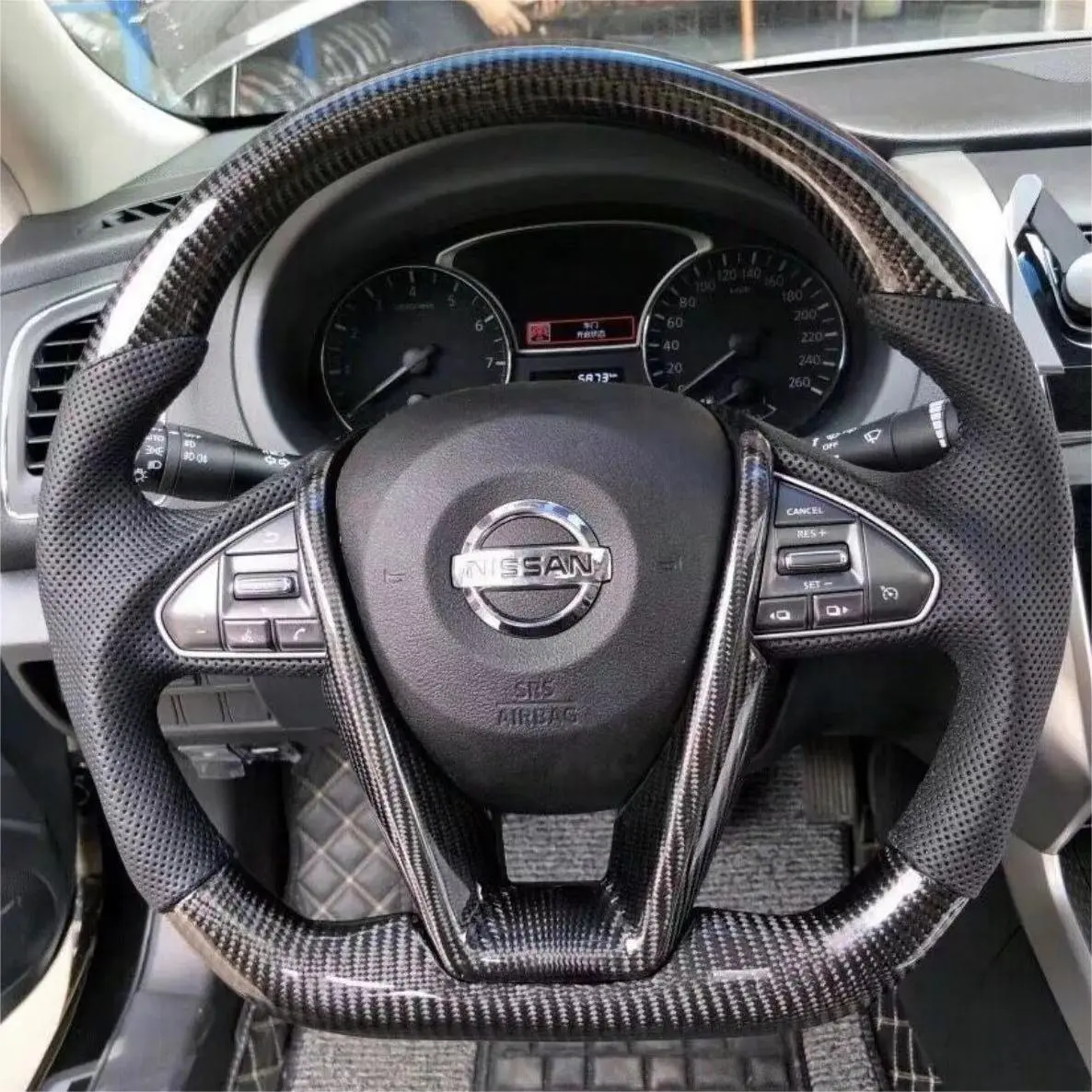 Ttd Craft Nissan 2016-2018 Maxima Carbon Fiber Steering Wheel 1