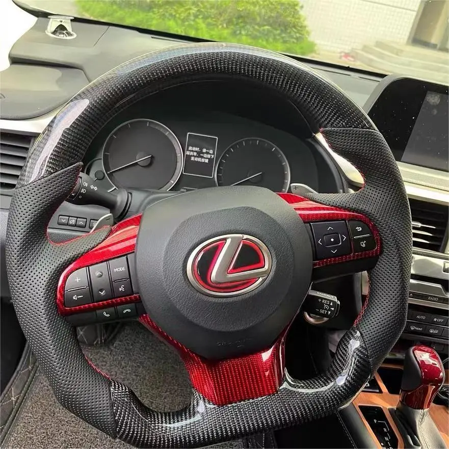 Ttd Craft Lexus 2016-2022 Rx350 450H / Es350 Es300/ Gs350 Gs450 / Lx570 / Gx460 / Gs300 Gs200t Carbon Fiber Steering Wheel 1