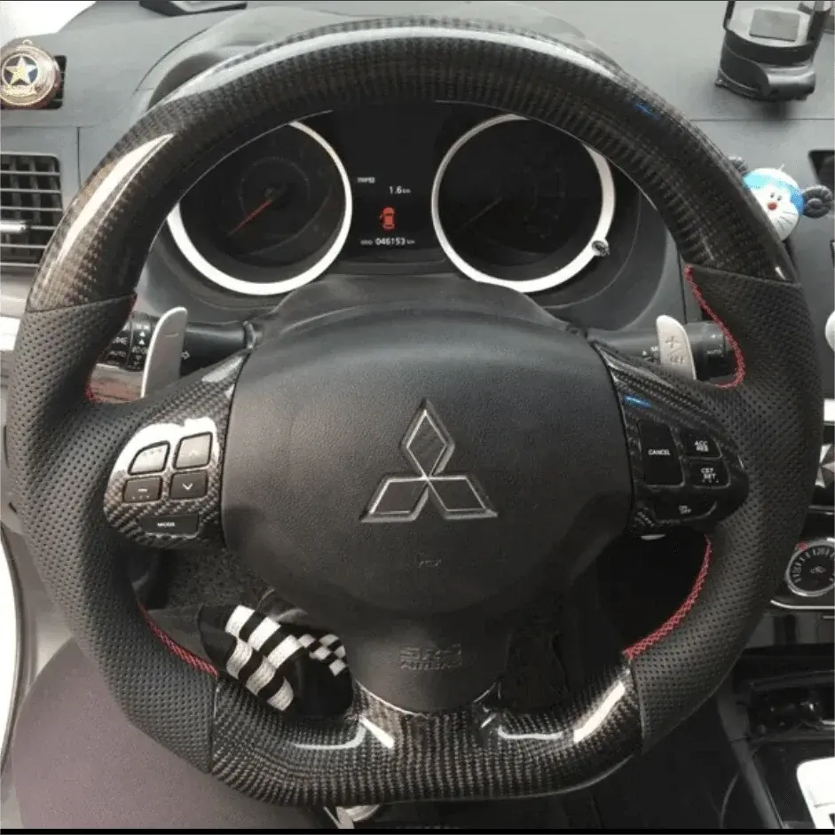 Ttd Craft Mitsubishi 2007-2013 Outlander /Lancer Carbon Fiber Steering Wheel 1