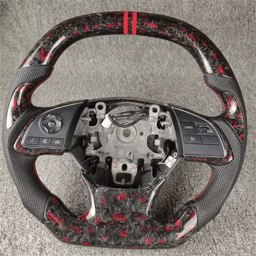 Ttd Craft Mitsubishi 2014-2021 Outlander Mirage /Eclipse Carbon Fiber Steering Wheel 1