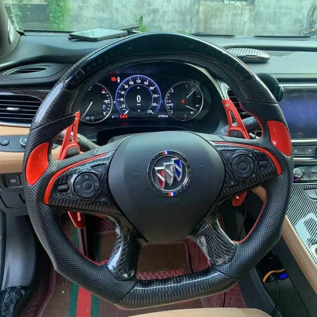 Ttd Craft 2018-2022 Enclave/ 2017-2019 Lacrosse Carbon Fiber Steering Wheel 1