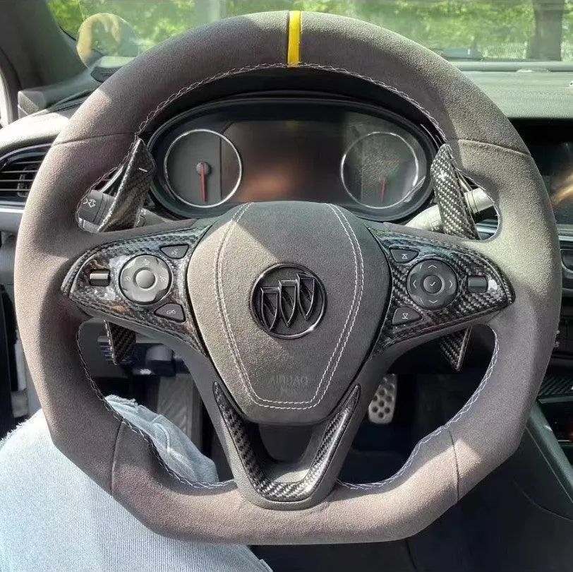 Ttd Craft 2018-2020 Regal  / 2014-2020 Envision Full Alcantara Steering Wheel 1