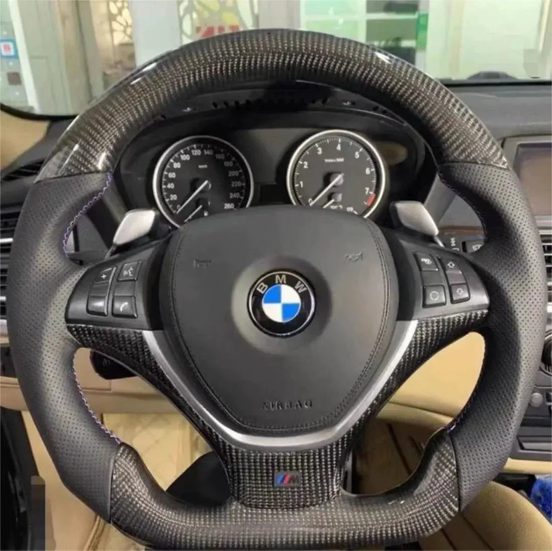 Ttd Craft Bmw E70 E71 E72 X5 X6 Carbon Fiber Steering Wheel 1