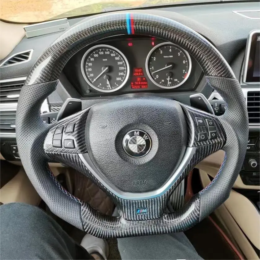Ttd Craft Bmw E70 E71 E72 X5 X6 Carbon Fiber Steering Wheel 1