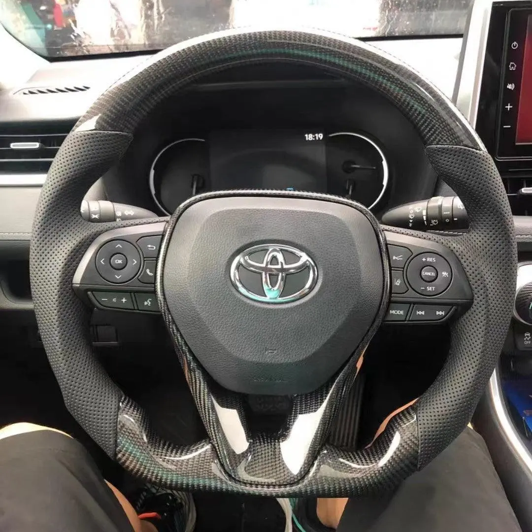 Ttd Craft Toyota 2019-2026 Corolla Hatchback Rav4 Carbon Fiber Steering Wheel 1