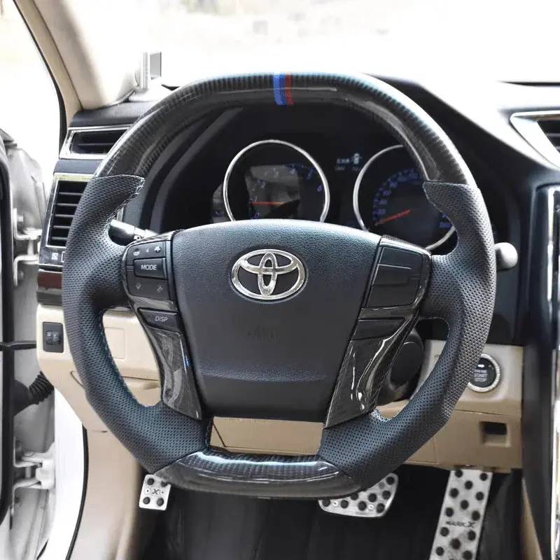 Ttd Craft Toyota Mark X Reiz Carbon Fiber Steering Wheel 1