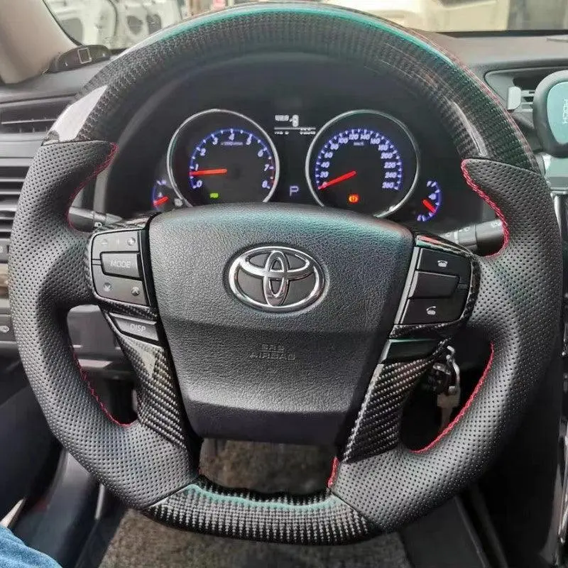 Ttd Craft Toyota Mark X Reiz Carbon Fiber Steering Wheel 1
