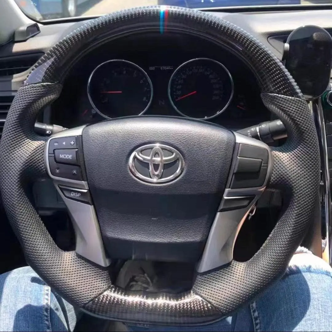 Ttd Craft Toyota Mark X Reiz  Carbon Fiber Steering Wheel 1