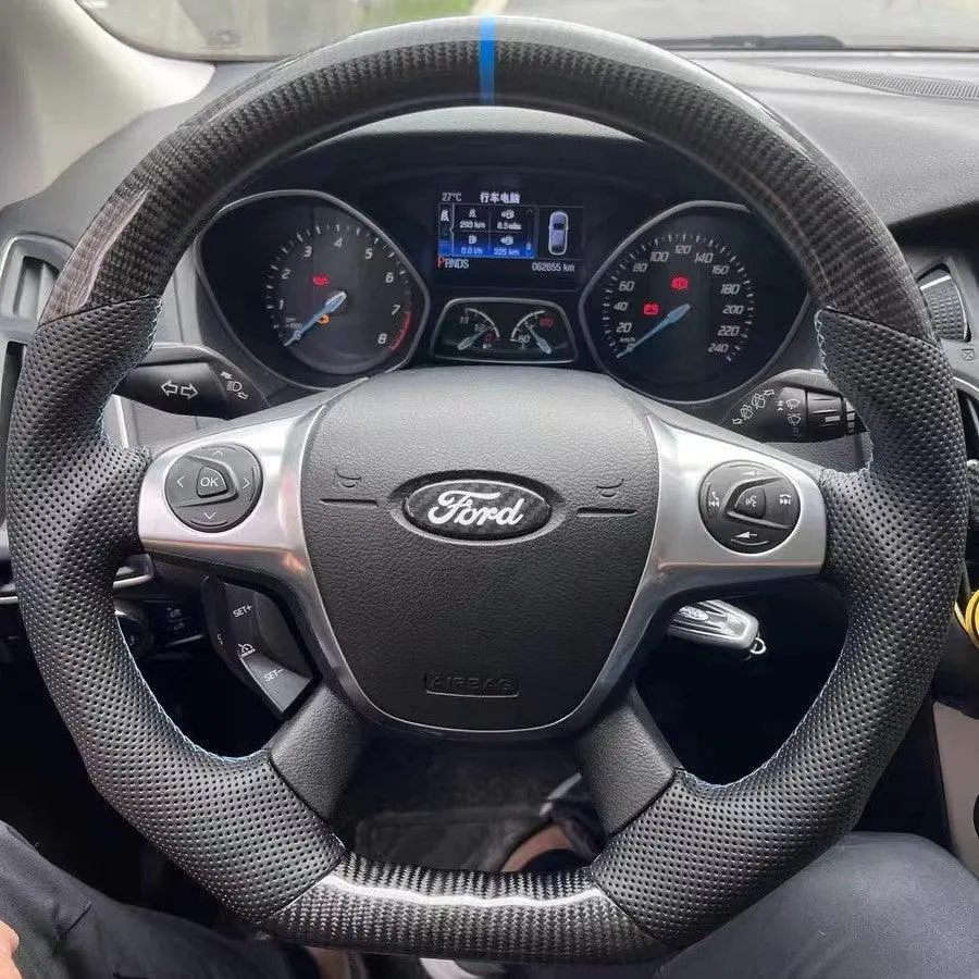 Ttd Craft Ford 2012-2014 Focus C-Max Carbon Fiber Steering Wheel 1
