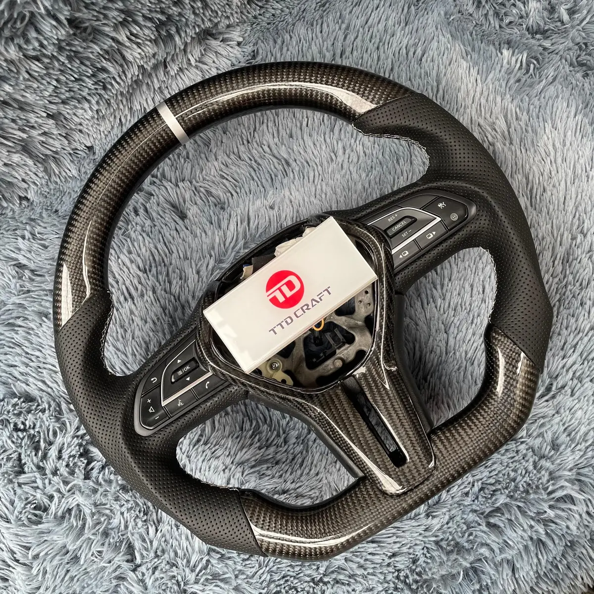 Ttd Craft For Infiniti 2019-2025 Qx50carbon Fiber Steering Wheel 2