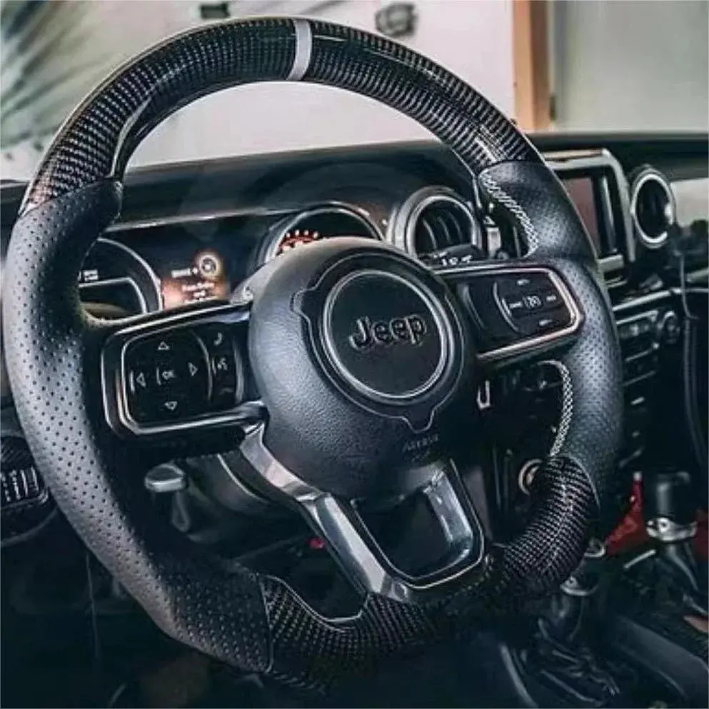 Ttd Craft Jeep 2018-2026 Wrangler /Gladiator Carbon Fiber Steering Wheel 1