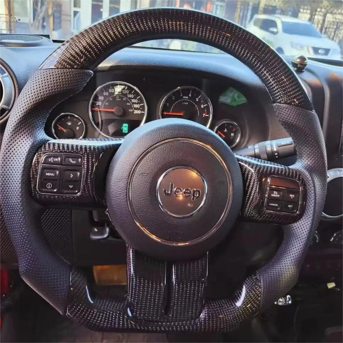 Ttd Craft Jeep 2011-2018 Wrangler Carbon Fiber Steering Wheel 1