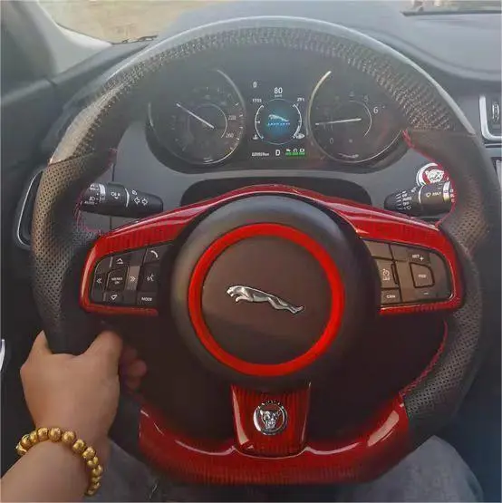 Ttd Craft Jaguar 2016-2020 Xf Carbon Fiber Steering Wheel 1