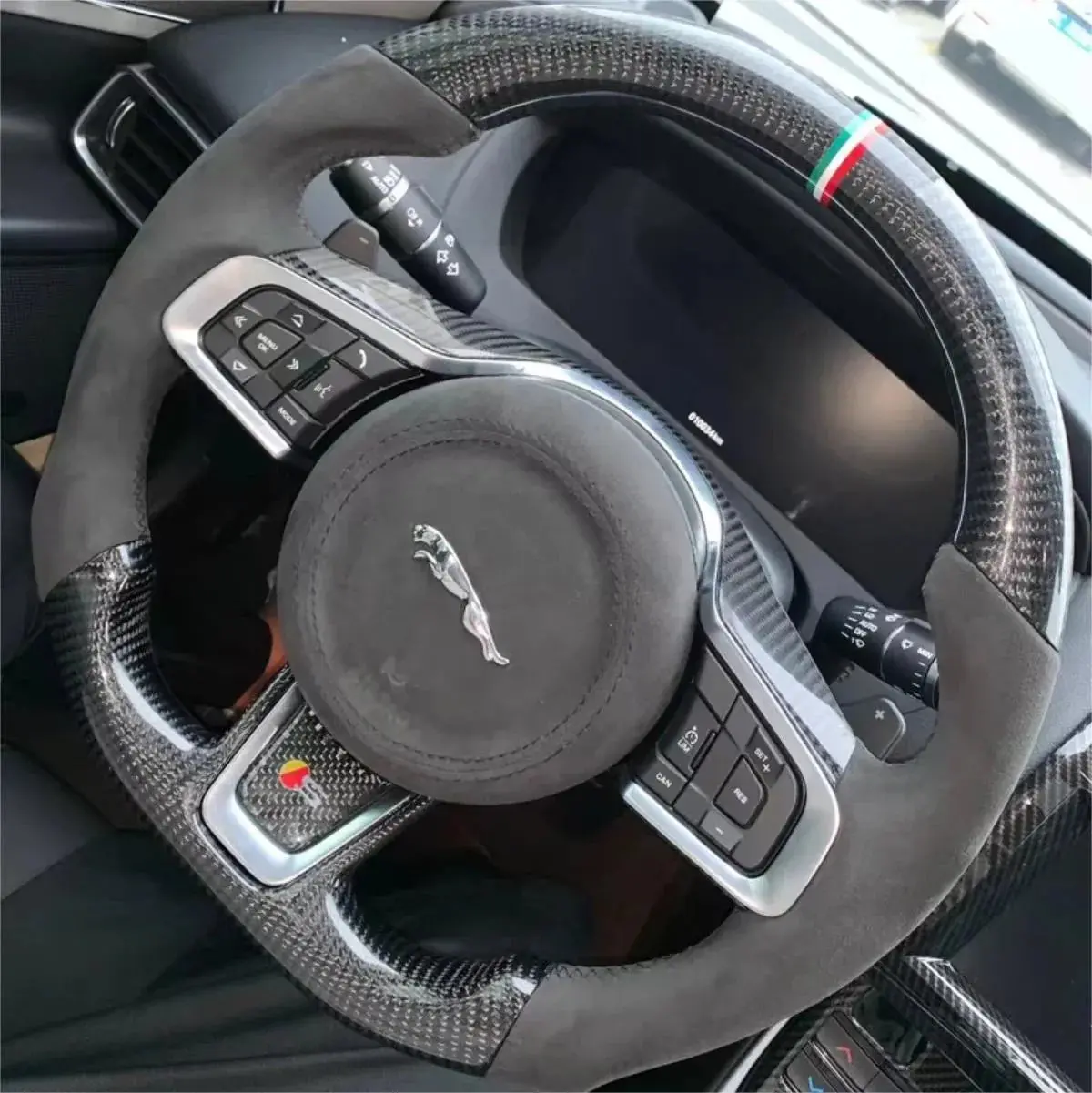Ttd Craft  Jaguar 2018-2020 E-Pace Carbon Fiber Steering Wheel 1