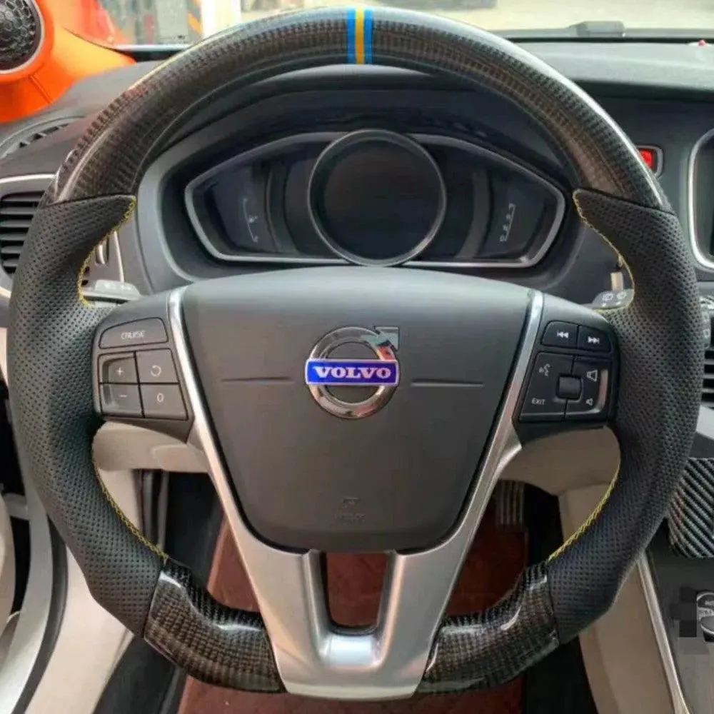 Ttd Craft Volvo 2014-2016 Xc70 Carbon Fiber Steering Wheel 1