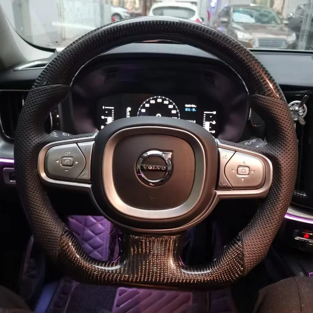 Ttd Craft Volvo 2017-2025 V90 / V90 Cross Country Carbon Fiber Steering Wheel 1