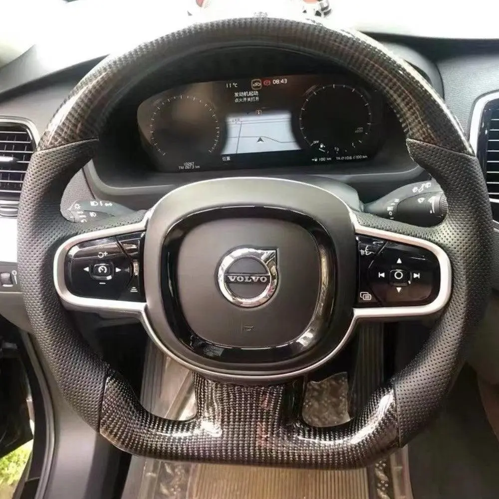 Ttd Craft Volvo 2017-2025 V90 / V90 Cross Country Carbon Fiber Steering Wheel 1