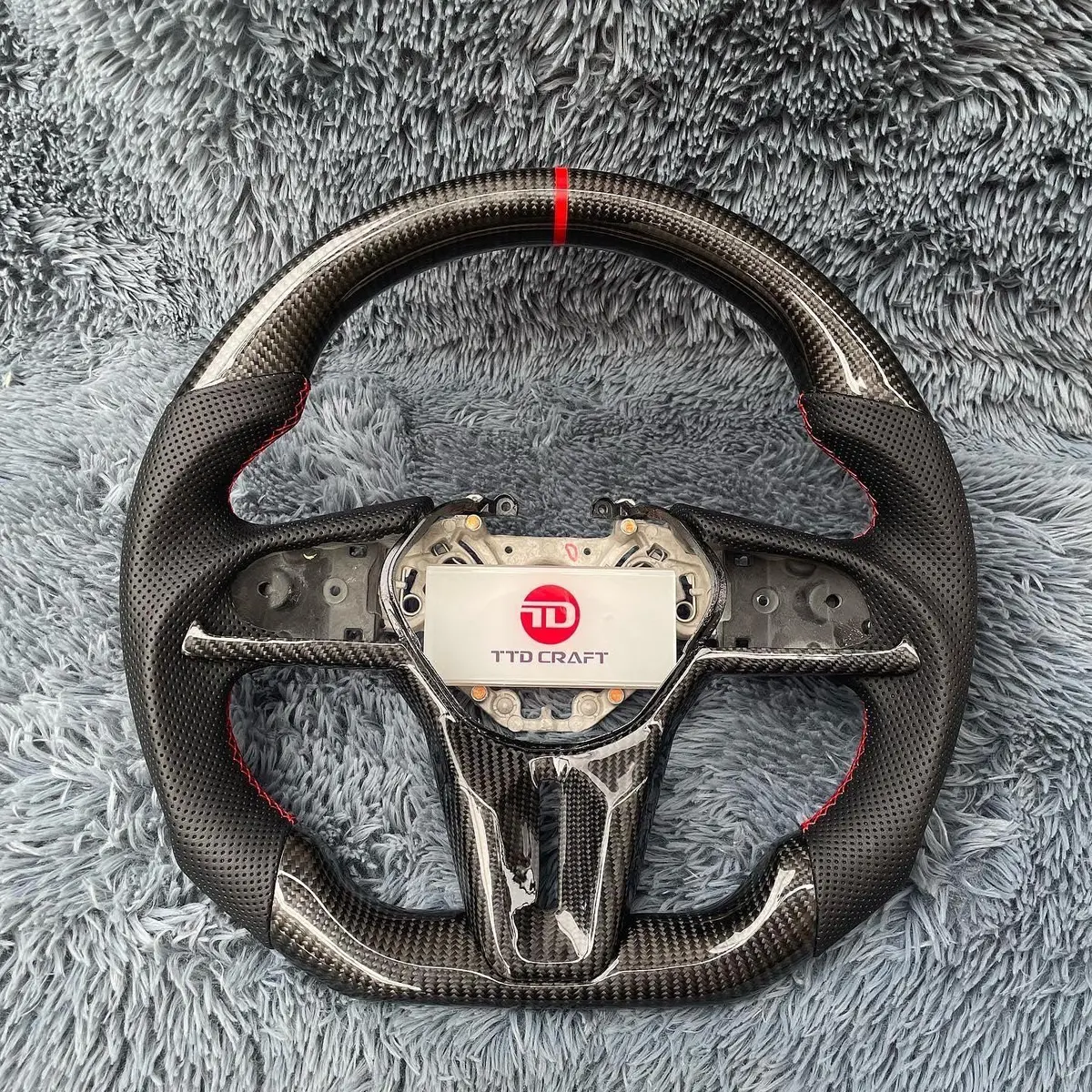 Carbon Fiber Steering Wheel For Nissan 2017-2025 Gtr | Ttd Craft 1