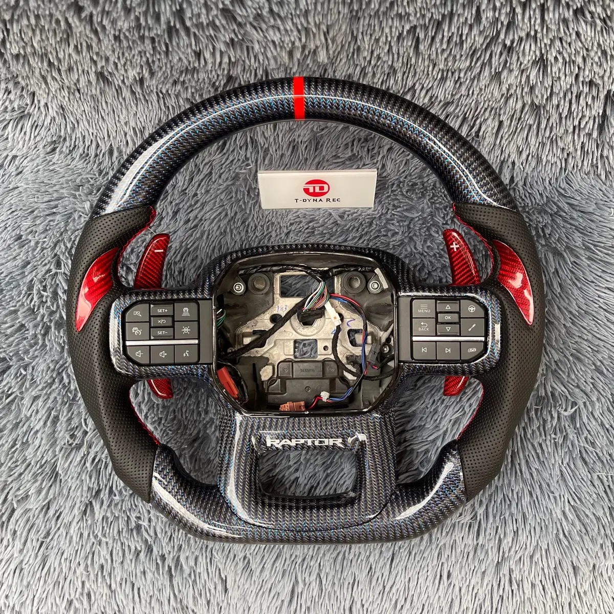 Ttd Craft Ford 2021-2026 F150 / Raptor Carbon Fiber Steering Wheel 1