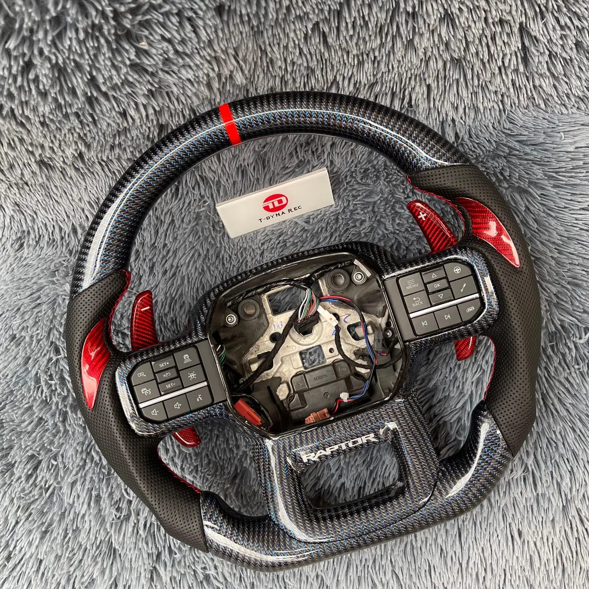 Ttd Craft Ford 2021-2026 F150 / Raptor Carbon Fiber Steering Wheel 2