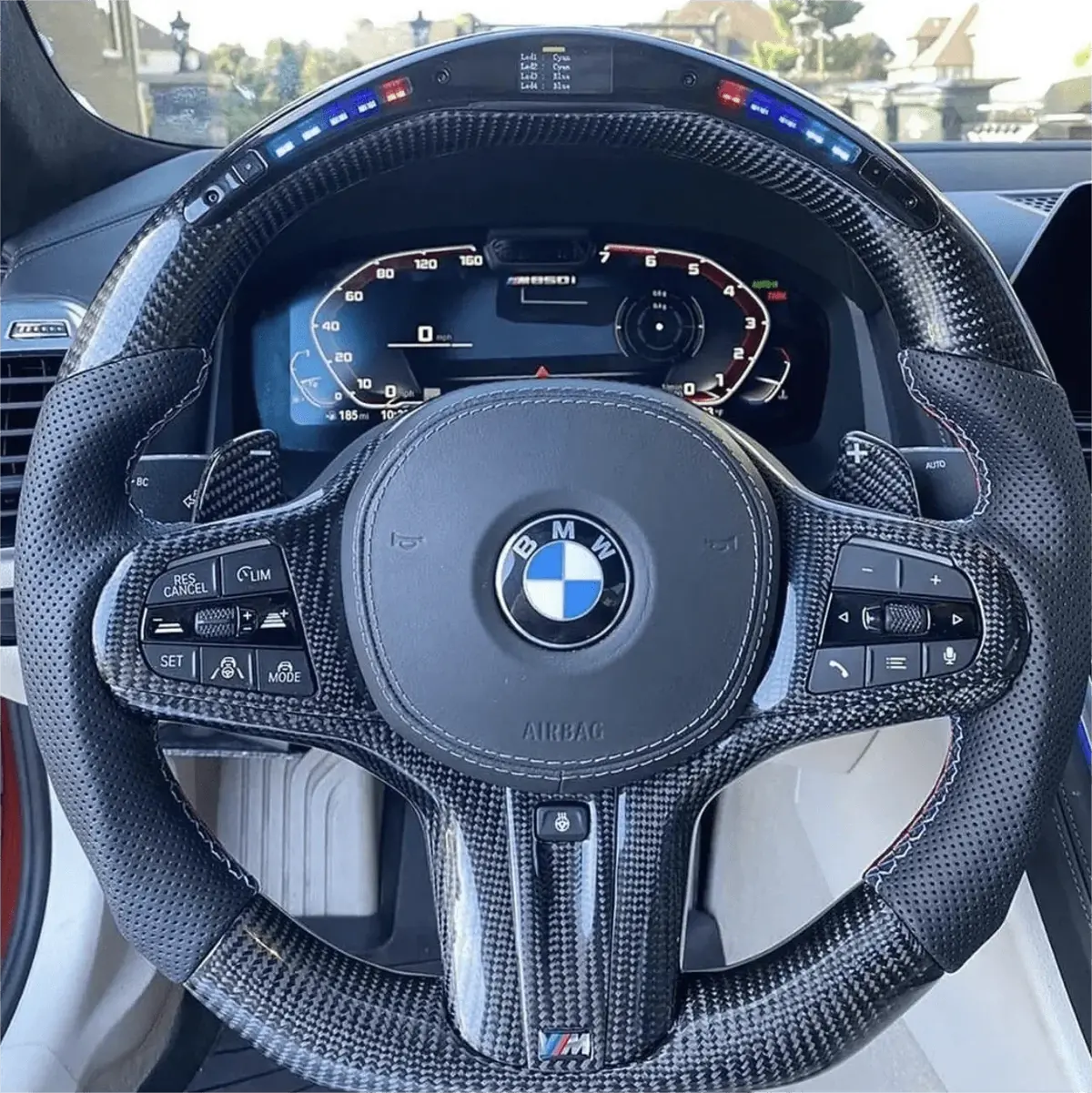 Ttd Craft Bmw G30 G31 G32 G38 G05 G07 X3m F90 M8 G29 Carbon Fiber Steering Wheel 1