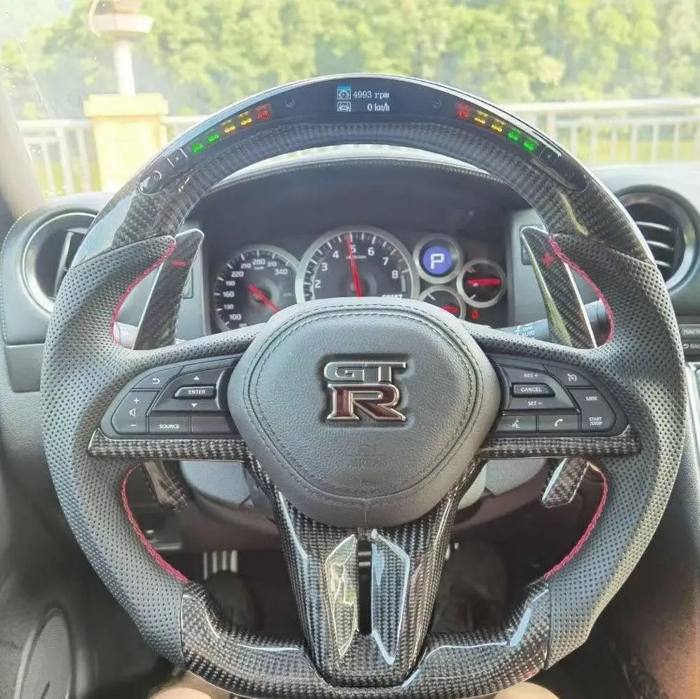 Sport Nissan 2017-2025 Gtr Carbon Fiber Steering Wheel | Ttd Craft 5