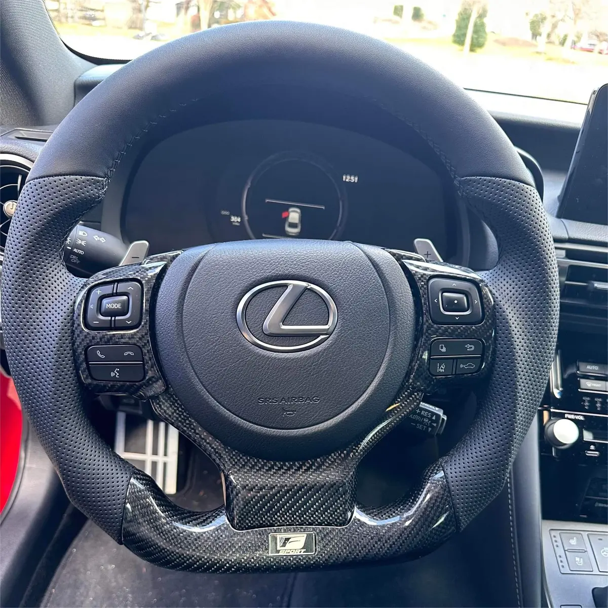 Ttd Craft Lexus 2014-2025 Is 250 350 300 Ct200h Nx 200T Rc Rcf Sport Carbon Fiber Steering Wheel 1