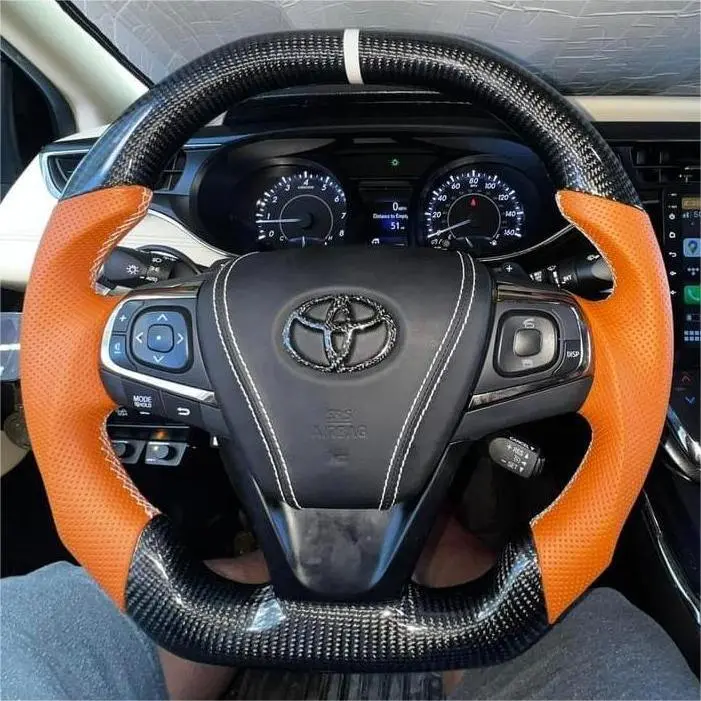 Ttd Craft Toyota 2014-2017 Camry 2013-2018 Harrier Carbon Fiber Steering Wheel 1
