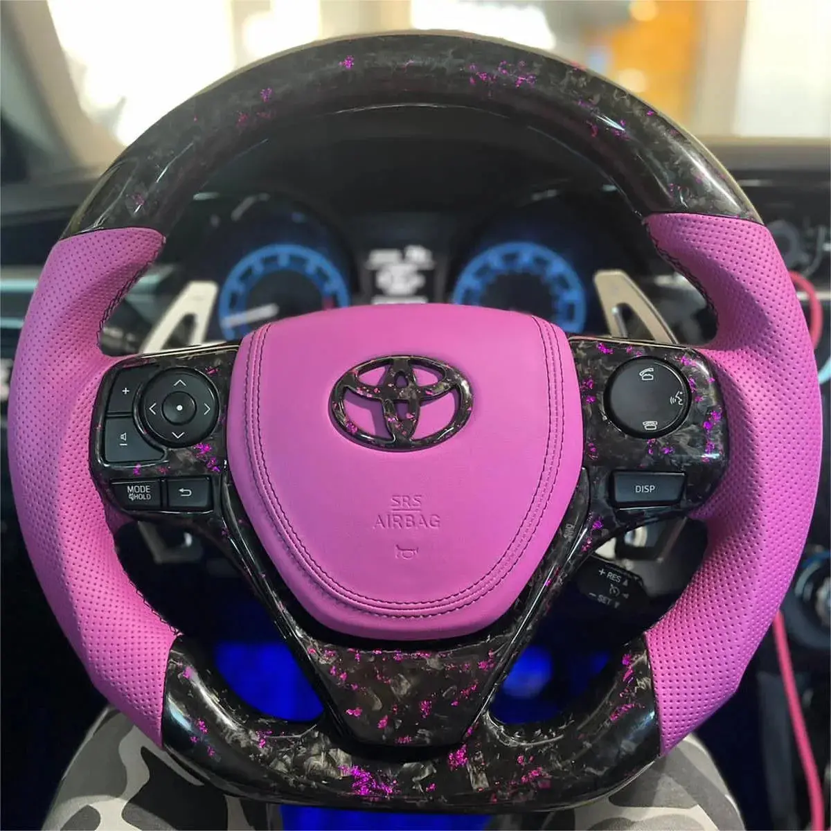 Ttd Craft Toyota 2014-2018 Corolla / 2013-2018 Rav4 Carbon Fiber Steering Wheel 1