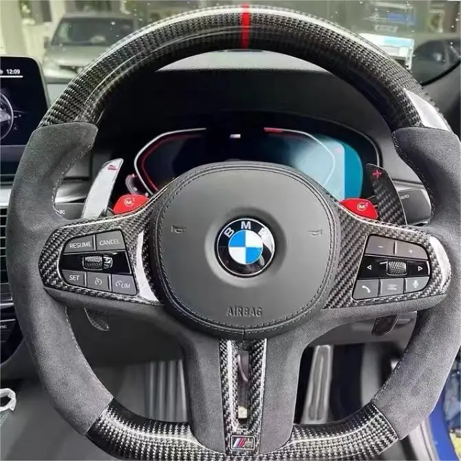 Ttd Craft Bmw G30 G31 G32 G38 G05 G07 X3m F90 M8 G29 Carbon Fiber Steering Wheel 1
