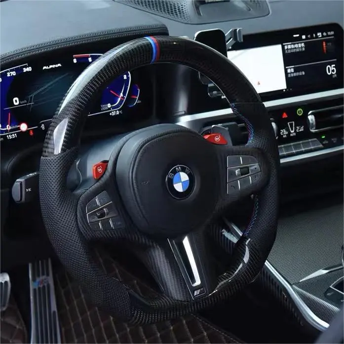 Ttd Craft  Bmw F40 F44 F87 F82 F83 G20 G21 G28 G22 G80 Carbon Fiber Steering Wheel 1
