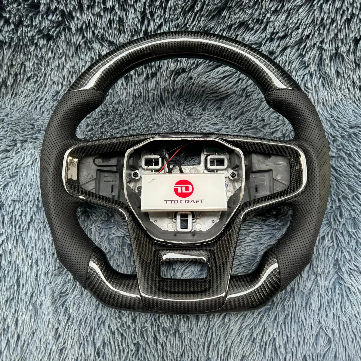 Ttd Craft Ford 2021-2025 Bronco Carbon Fiber Steering Wheel 1