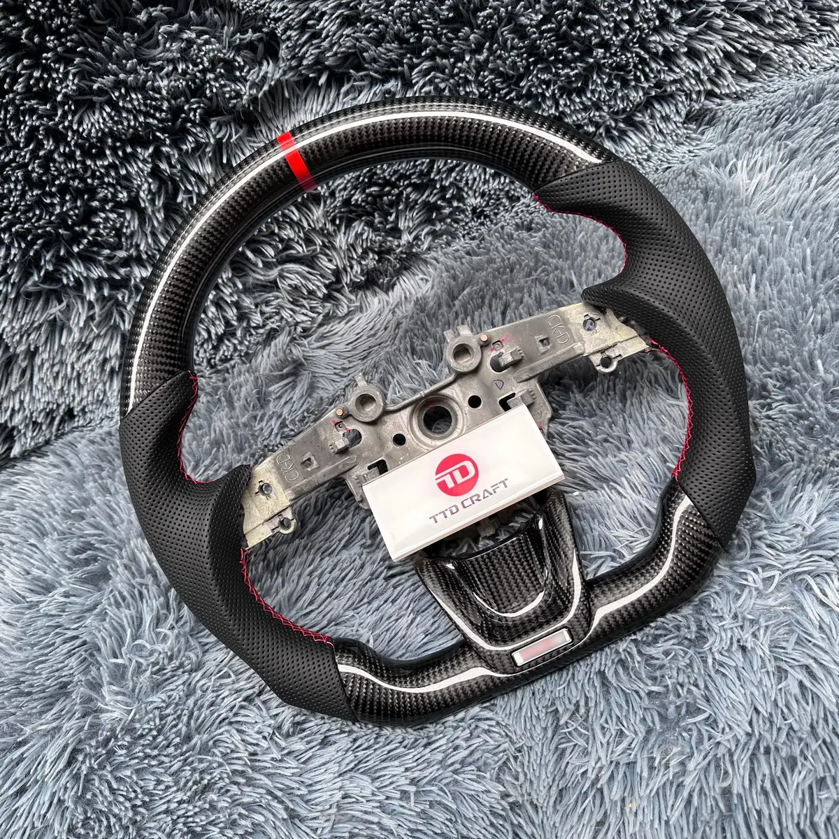 Ttd Craft Kia 2018-2024 Stinger Gt Carbon Fiber Steering Wheel 2