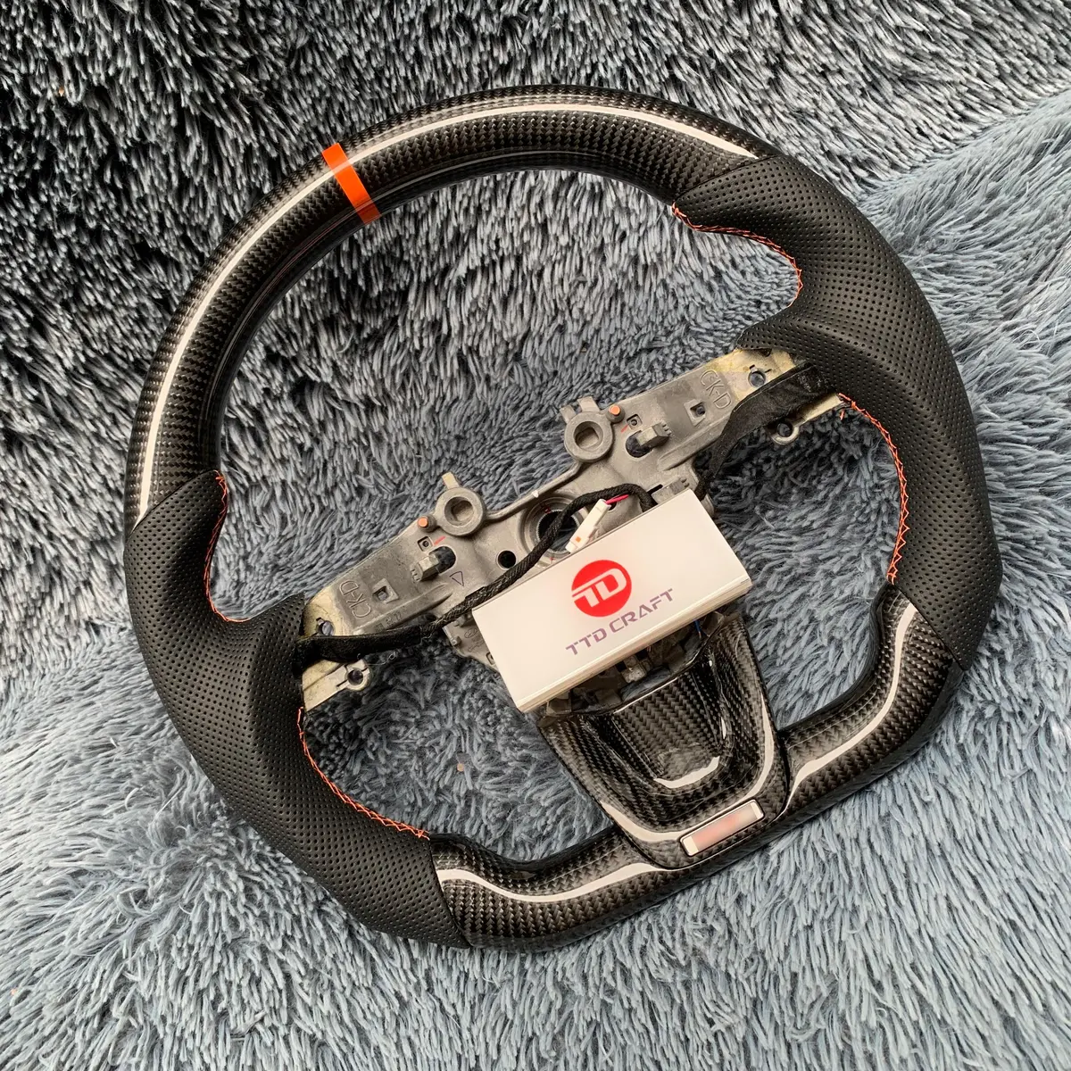 Ttd Craft Kia 2018-2024 Stinger Gt Carbon Fiber Steering Wheel 2