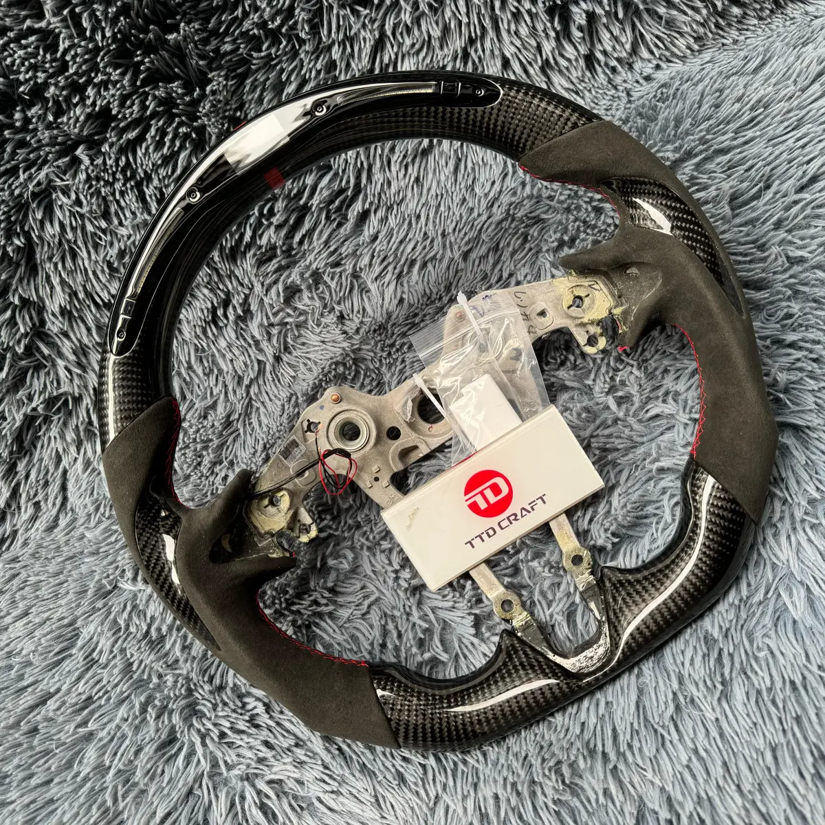 Ttd Craft Hyundai 2020-2025 Elantra N / I20n / I30n Carbon Fiber Steering Wheel 2