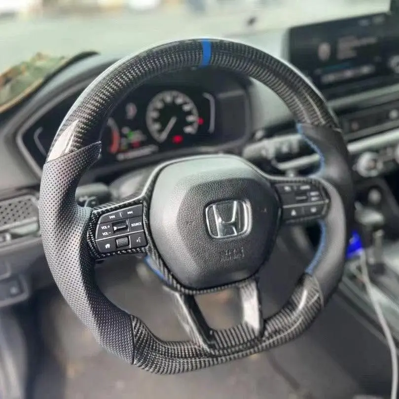 Carbon Fiber Steering Wheel For 2022-2026 Honda Civic Fl5 | Ttd Craft 1