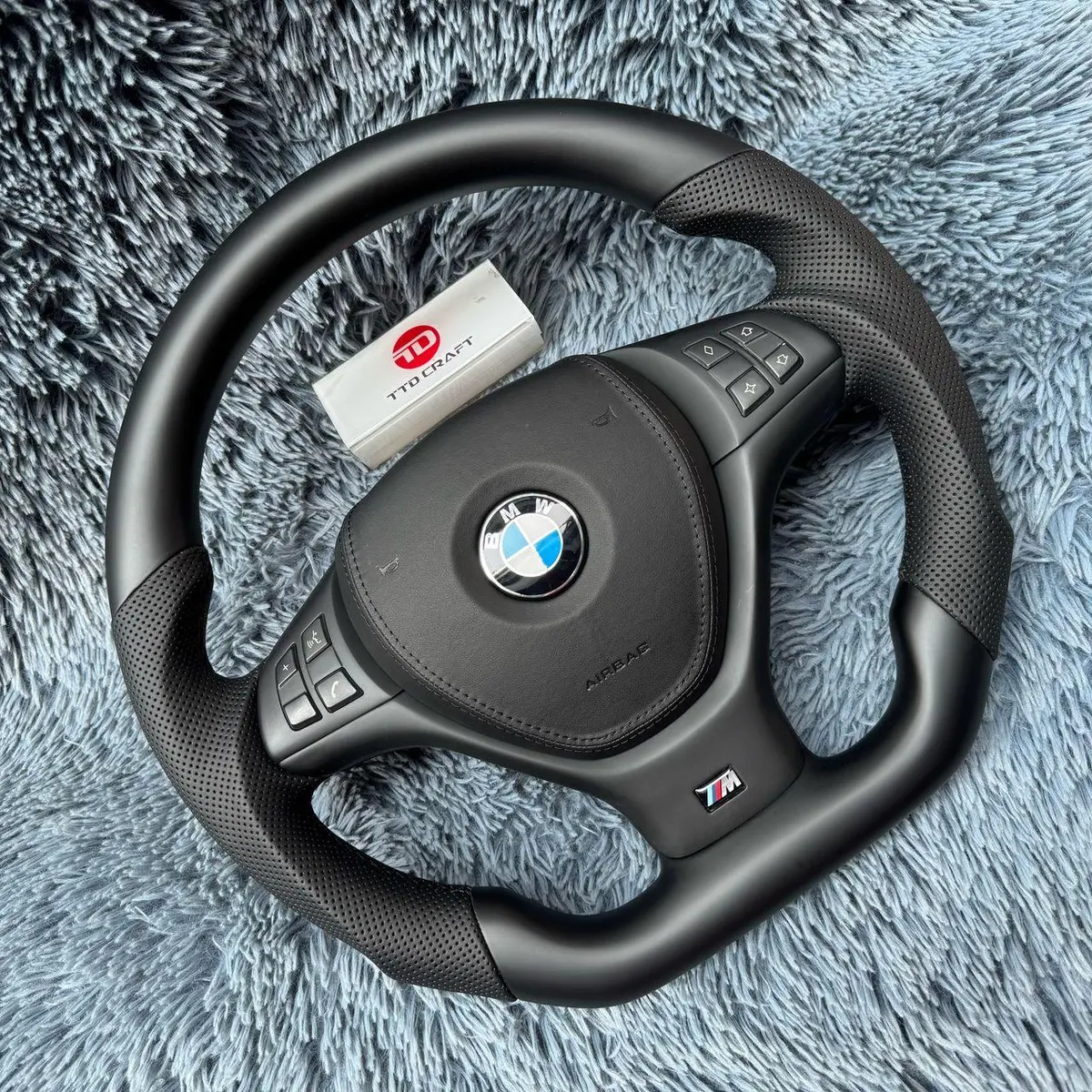 Ttd Craft Bmw E70 E71 E72 X5 X6 Piano Black Matte Steering Wheel 2