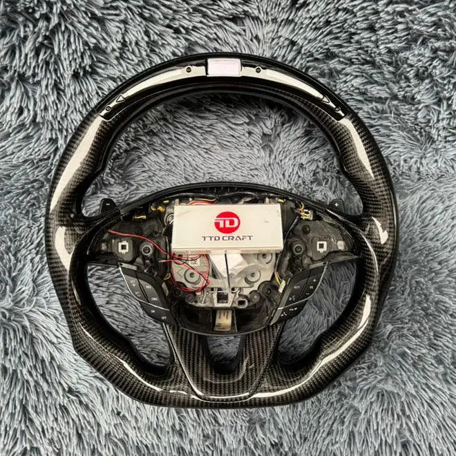 Ttd Craft Lincoln Mkz 2013-2020 Carbon Fiber Steering Wheel 1