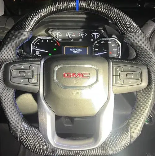 Ttd Craft Chevrolet 2019 -2026 Silverado /Gmc Sierra Carbon Fiber Steering Wheel 1