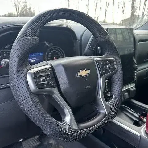 Ttd Craft Chevrolet 2019 -2026 Silverado /Gmc Sierra Carbon Fiber Steering Wheel 1