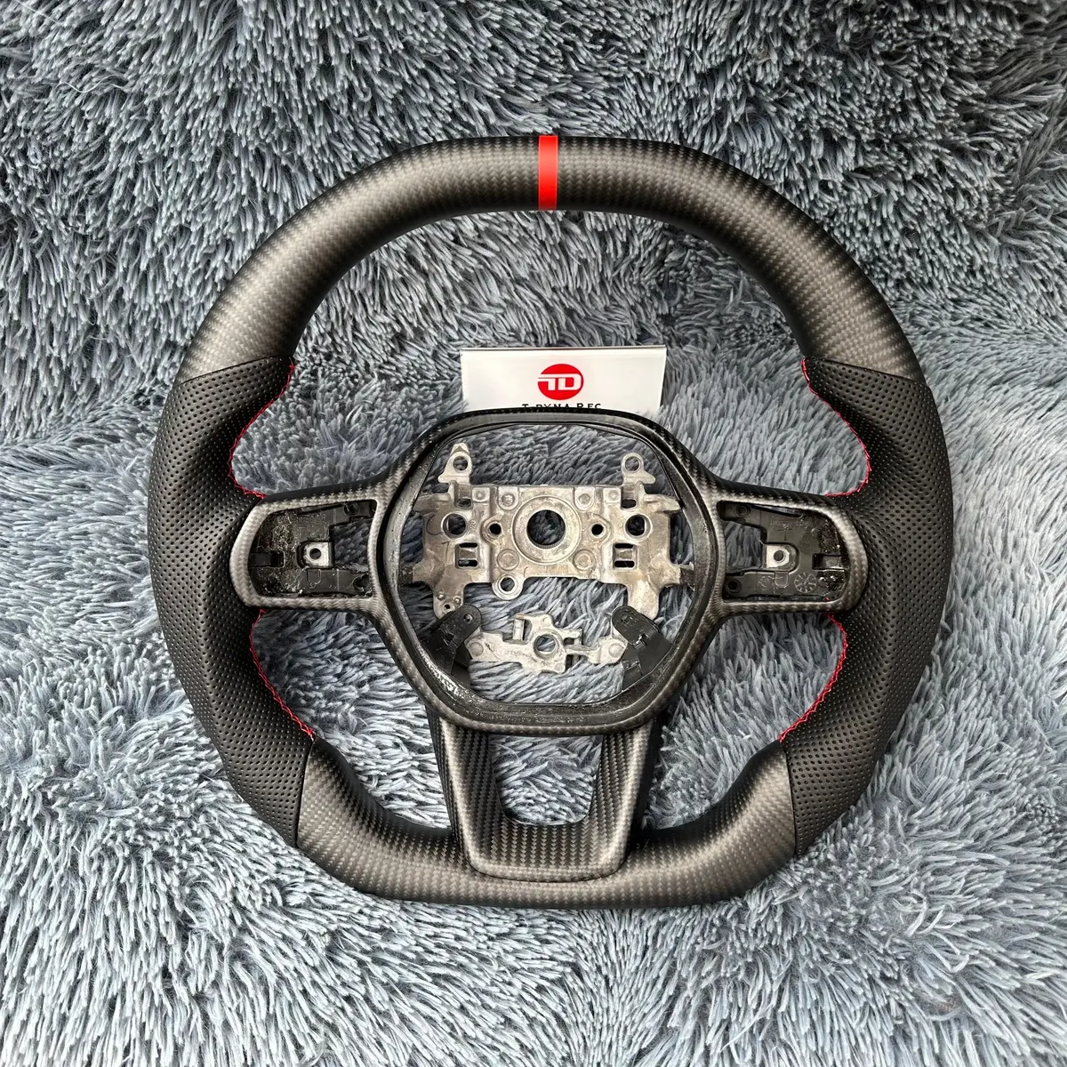 Carbon Fiber Steering Wheel For 2022-2026 Honda Civic Type R | Ttd Craft 1