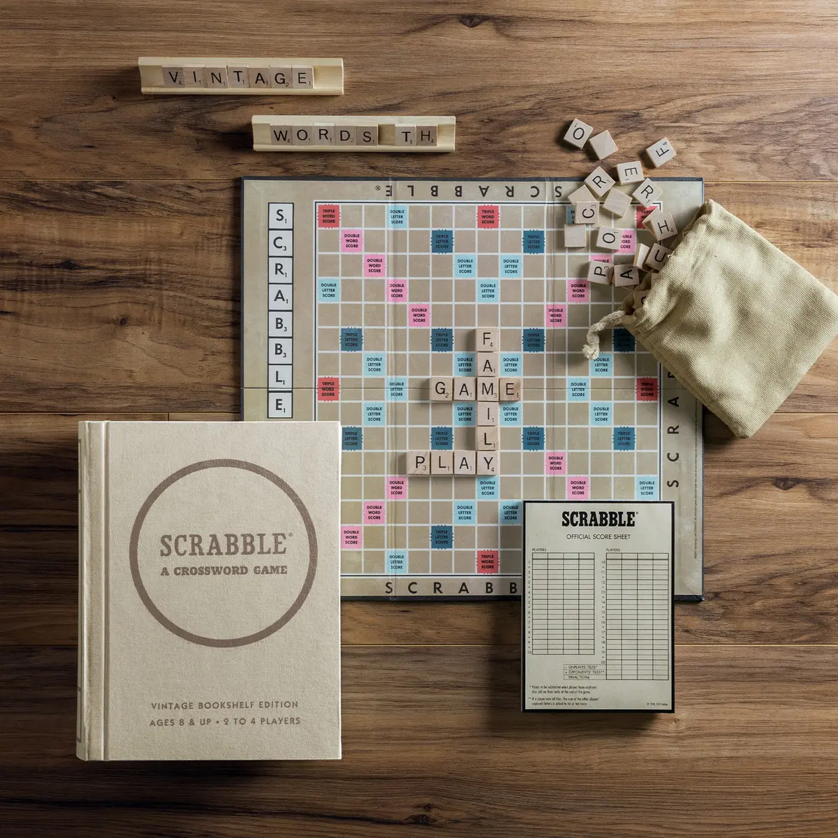 Scrabble Vintage Bookshelf Edition 1