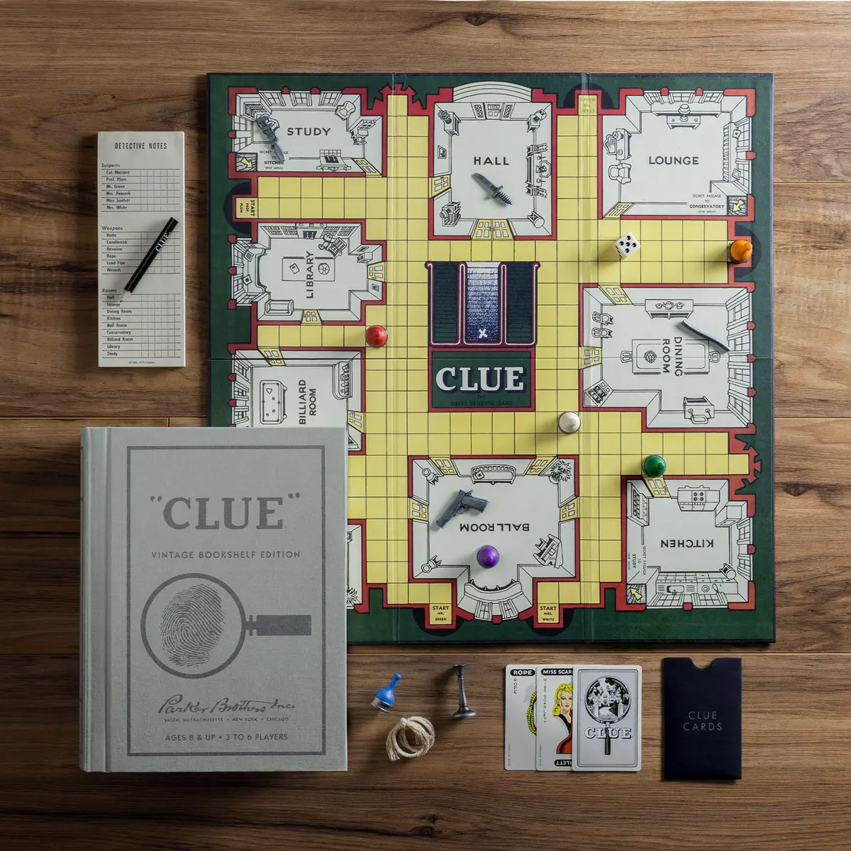 Clue Vintage Bookshelf Edition 1