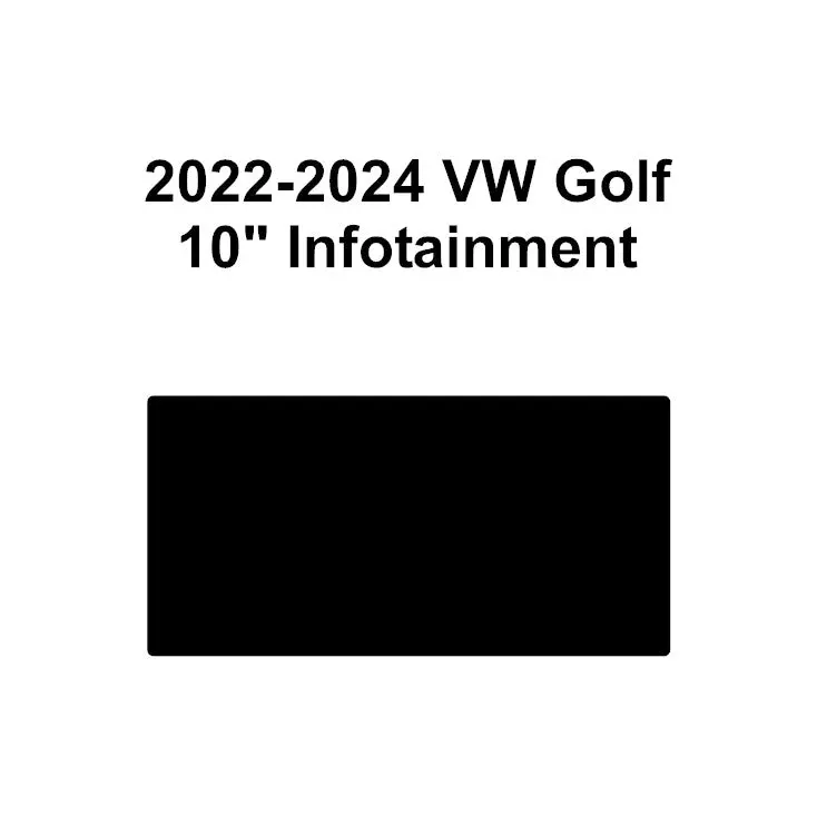 2022-2024 Vw Golf  | 10" Main Infotainment Available | Matte/Anti-Glare | Screen Protector Kit 1
